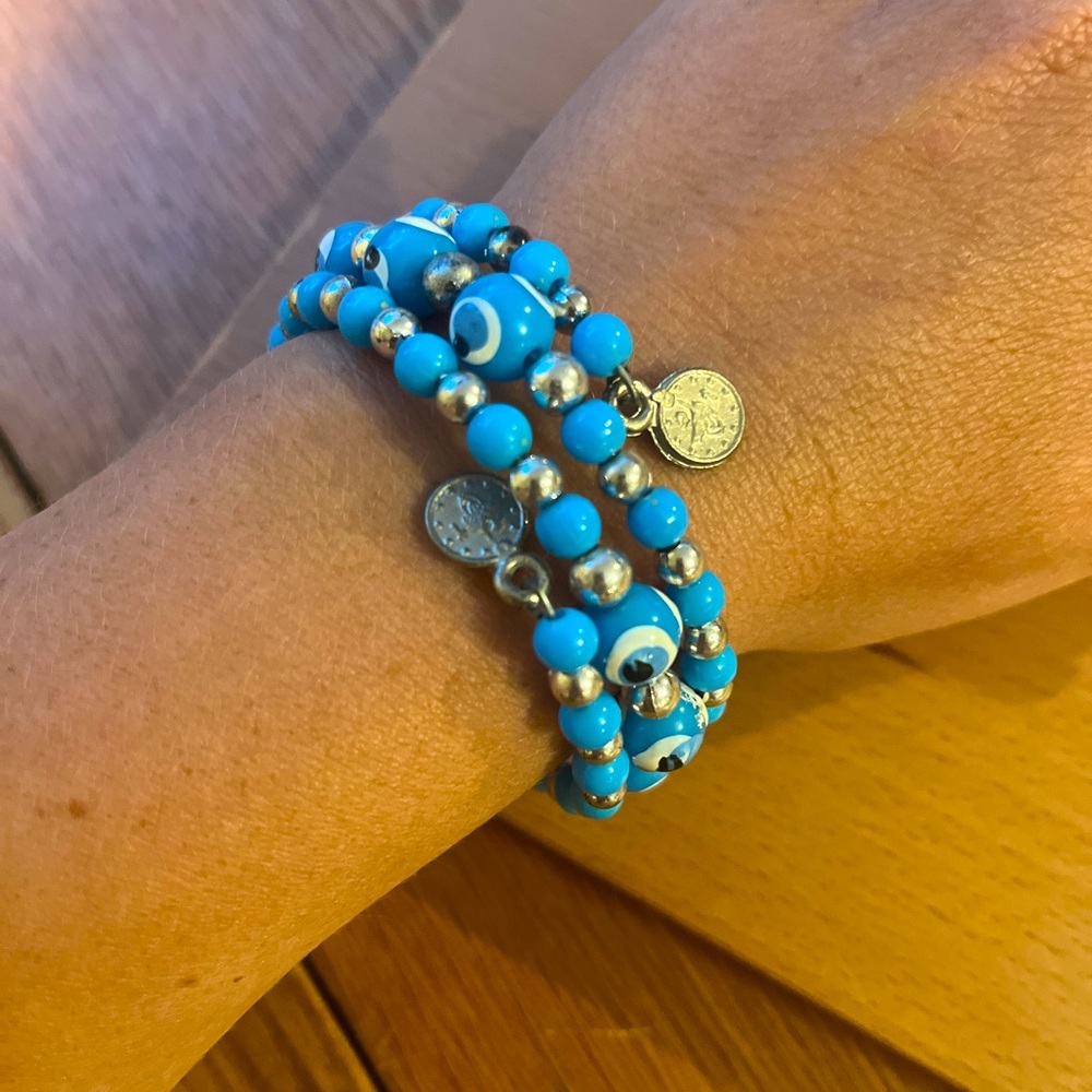 🧿Greek Wire Wrap Bracelet